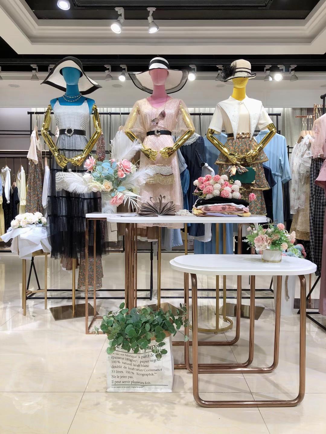 高端品牌香纳儿2022春品牌女装折扣尾货库存走份打包  女装尾货批发  女装库存尾货批发