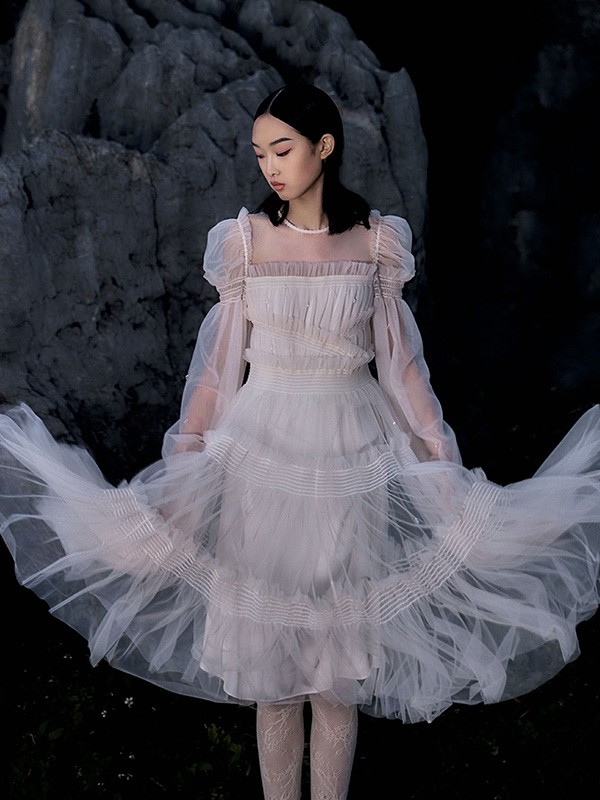网红品牌班晓雪2022春夏品牌女装折扣尾货货源批发  女装尾货批发  女装库存尾货批发