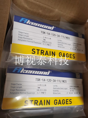 供应单轴应变花阿克蒙德应变片TSK模拟应力测试  TSK应变片  Akemond应变片  应力应变测试