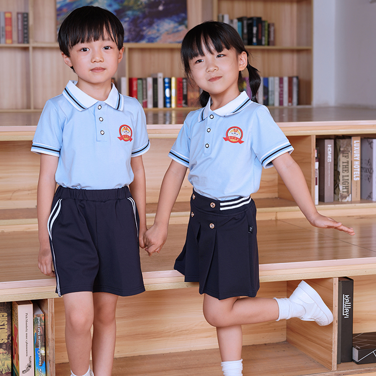 安伊宝宝夏季园服定做厂家  园服厂家  儿童园服  定制幼儿园园服