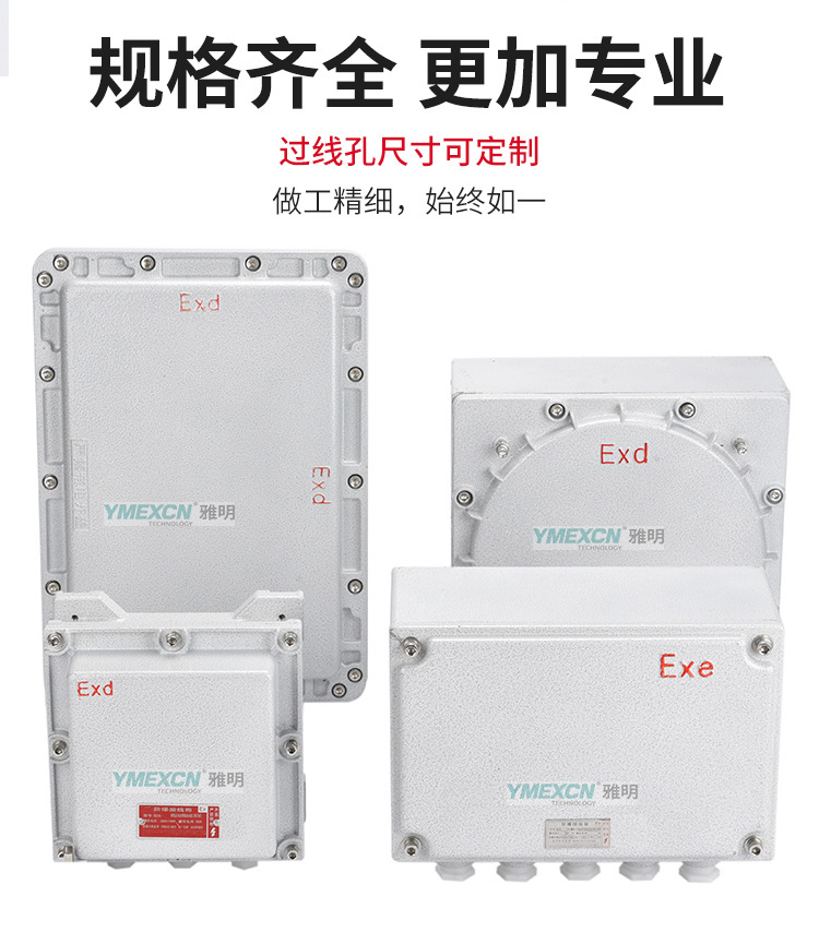 300*400*200IP65IIB防爆防水防尘接线箱  防爆防腐模块箱  防爆工业插座箱  防爆检修箱
