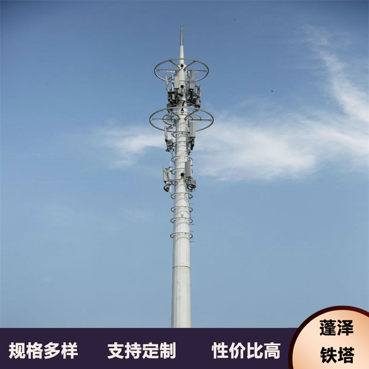 45米通信铁塔 5g信号塔