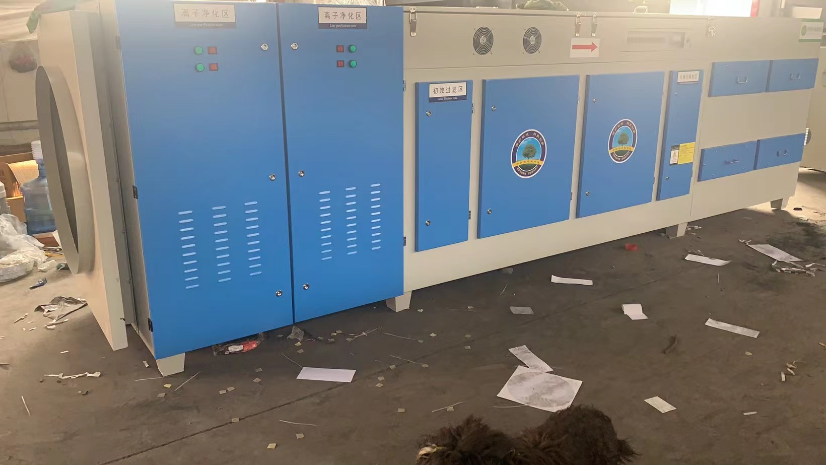 活性炭光氧一体机  智能漏电保护  多层活性炭颗粒  实现自动化