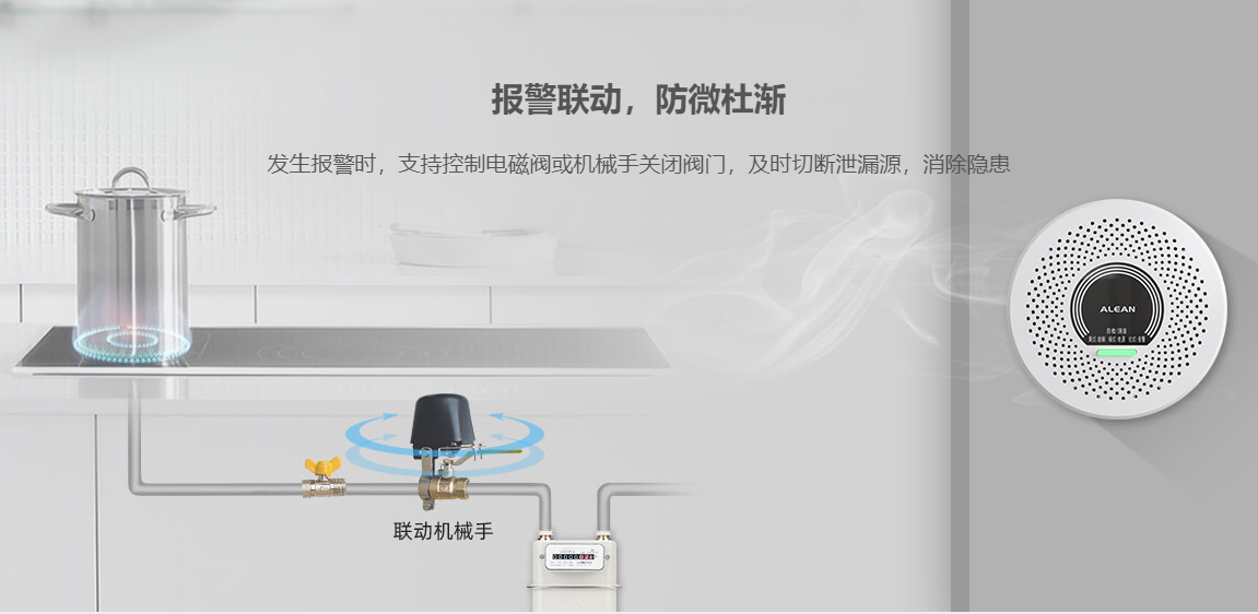 艾礼安可燃气体探测器JT-AN-801新国标