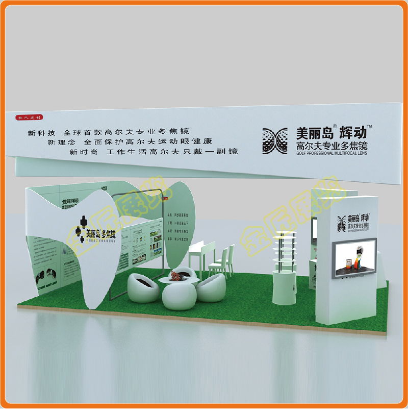重复使用展架，组装式展架，环保便携展台