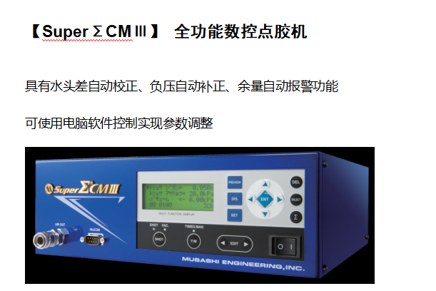 全功能数控点胶机  3D视觉检测系统  【SuperΣCMⅢ】