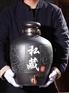 古风窖藏酒罐 乌金陶瓷酒坛10/20/30/50斤藏酒坛