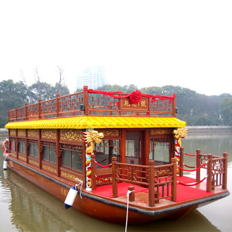 保洁船乌蓬船海盗船观光船手划船摇橹船欧式船  画舫船  仿古船