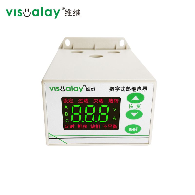 创泰智能数显电动机保护器过载缺相  智能保护器  缺相三相过载保护  控制器