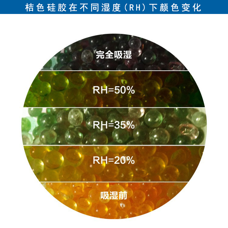 散装橙色变色硅胶干燥剂原料除湿指示剂 2-4mm  干燥剂原料2-4mm