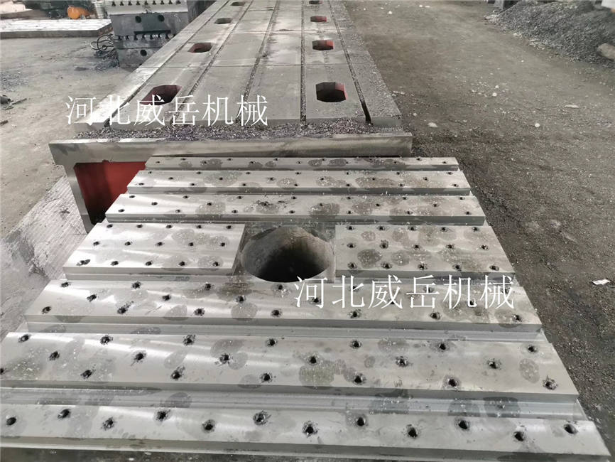 河北泊头落地镗平台工作面预留孔 铸铁平台质量保证
