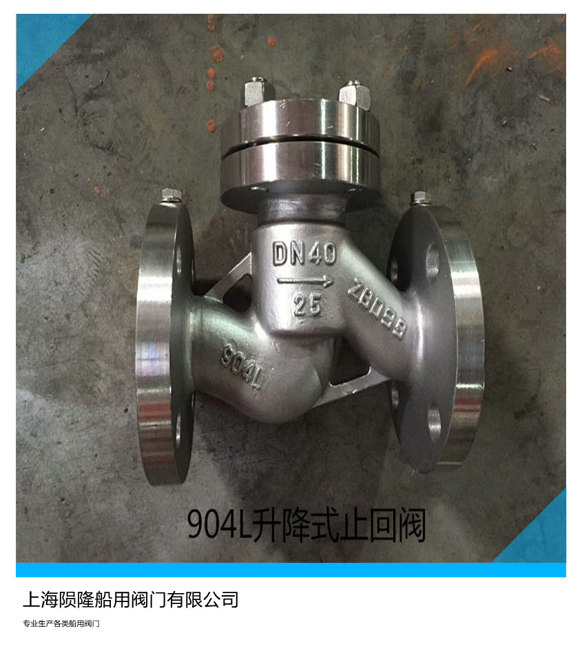 船用法兰吸入止回阀  吸入式止回阀  蝶形止回阀  不锈钢法兰止回阀