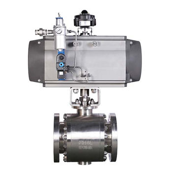 气动法兰球阀  气动球阀  法兰式气动球阀