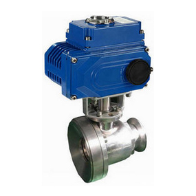 电动放料球阀  江森电动放料蝶阀  电动卡箍式放料蝶阀  不锈钢V型放料球阀