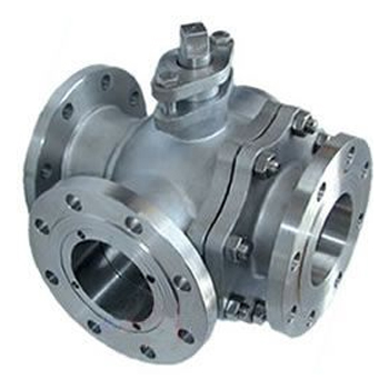 三通法兰球阀  单（双）作用三通球阀  T（L）型三通法兰球阀