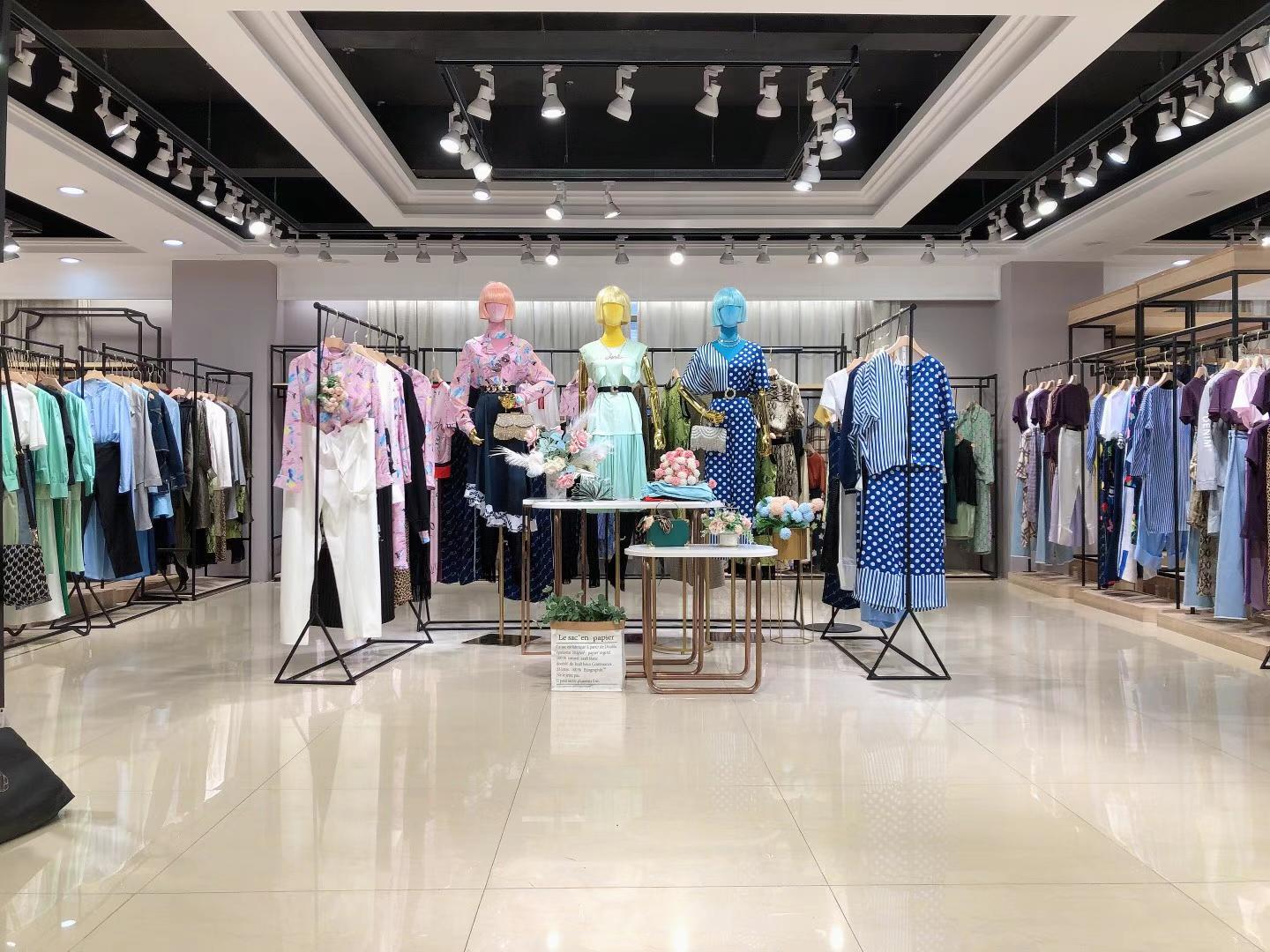 国内一线品牌蔡伊文2022夏品牌女装折扣尾货走份批发  女装尾货批发  女装库存尾货批发