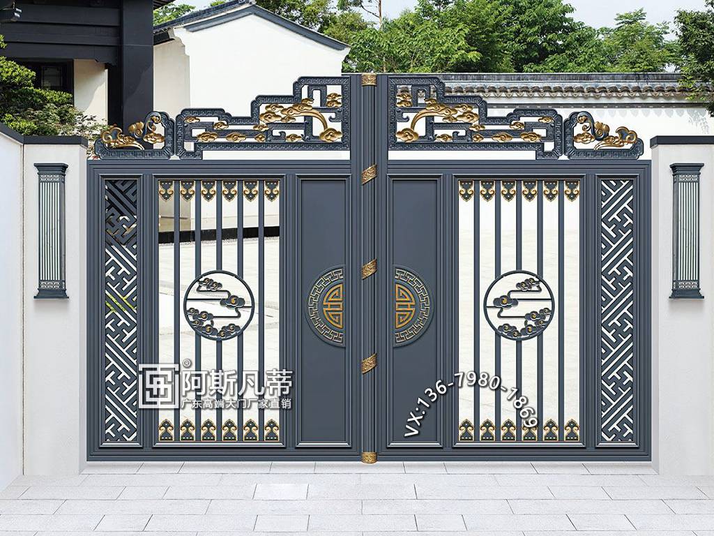 西安大门设计铝合金大门大门效果图