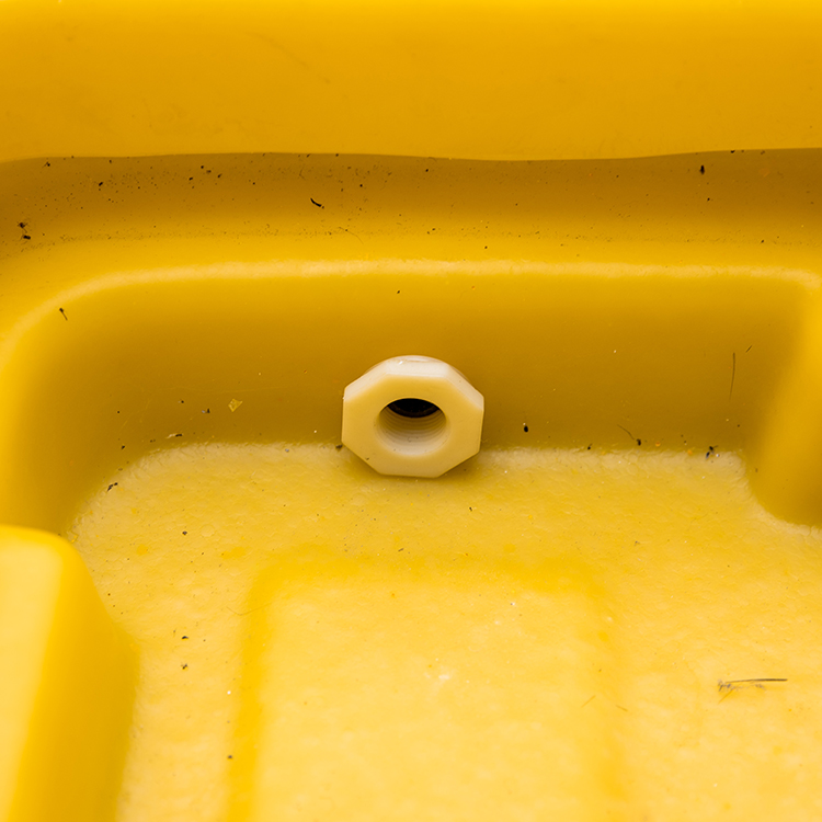 贵州塑料托盘1370双桶矮防渗漏托盘 化工类仓库垫板