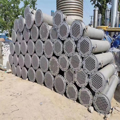 二手不锈钢冷凝器 304不锈钢列管式石墨冷凝器  传热设备  列管式冷凝器