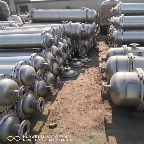 二手不锈钢冷凝器 304不锈钢列管式石墨冷凝器  传热设备  列管式冷凝器