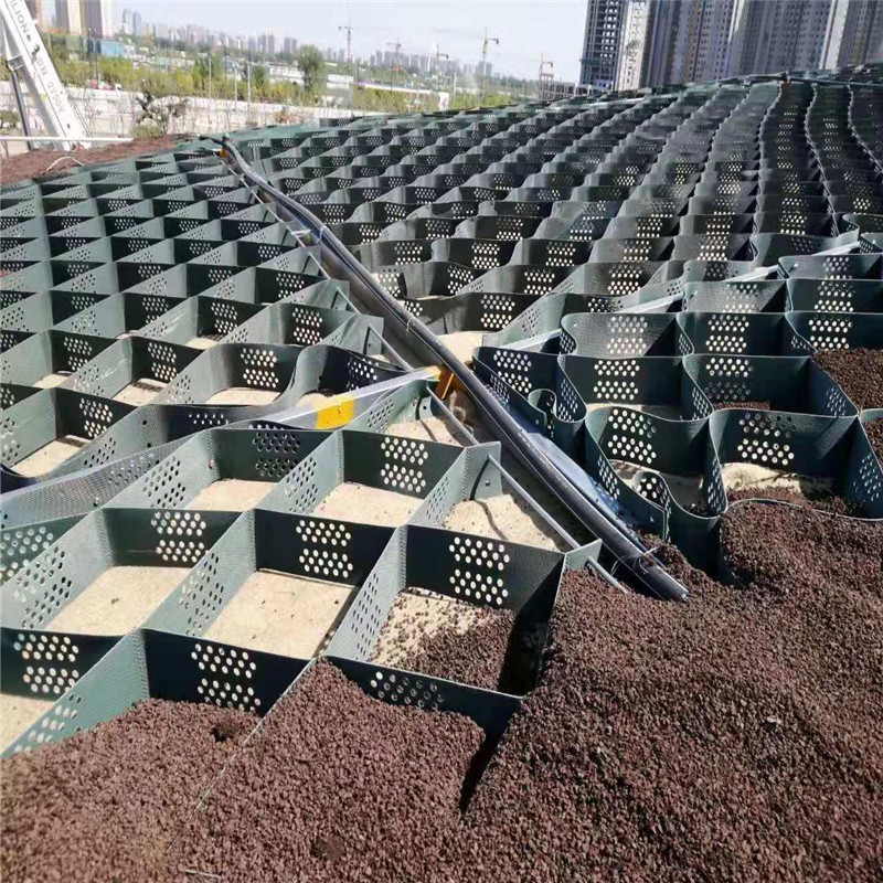 河南三门峡河道治理绿化护坡蜂巢土工格室  土工格室厂家  护坡土工格室