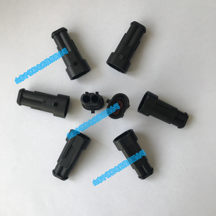 te泰科amp安普282104-1连接器2芯接插件  进口连接器  汽车接插件  2P护套