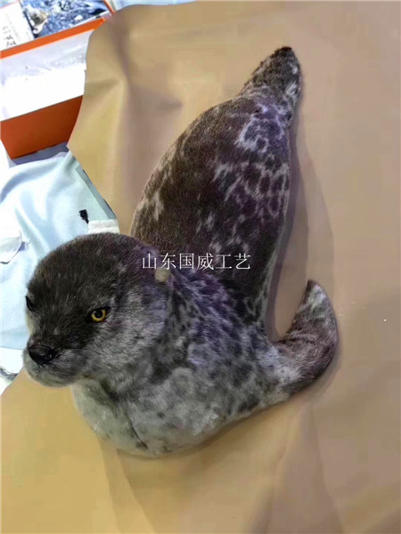 仿真海豹生态展厅布景展览仿真海豹模型