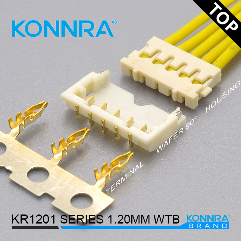 康瑞KR1201单排胶壳电动牙刷用接插件仿MOLEX翻盖式  康瑞连接器  1.2mm间距  莫仕连接器
