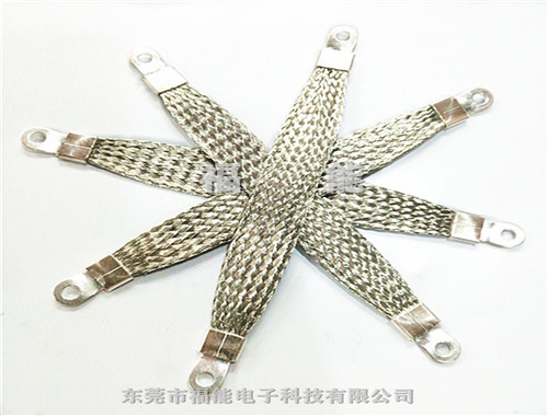 接地线防雷保护接地线BVR黄绿跨接线制作福能  防雷带  铜编织线