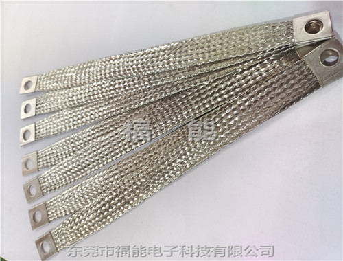 接地线防雷保护接地线BVR黄绿跨接线制作福能  防雷带  铜编织线