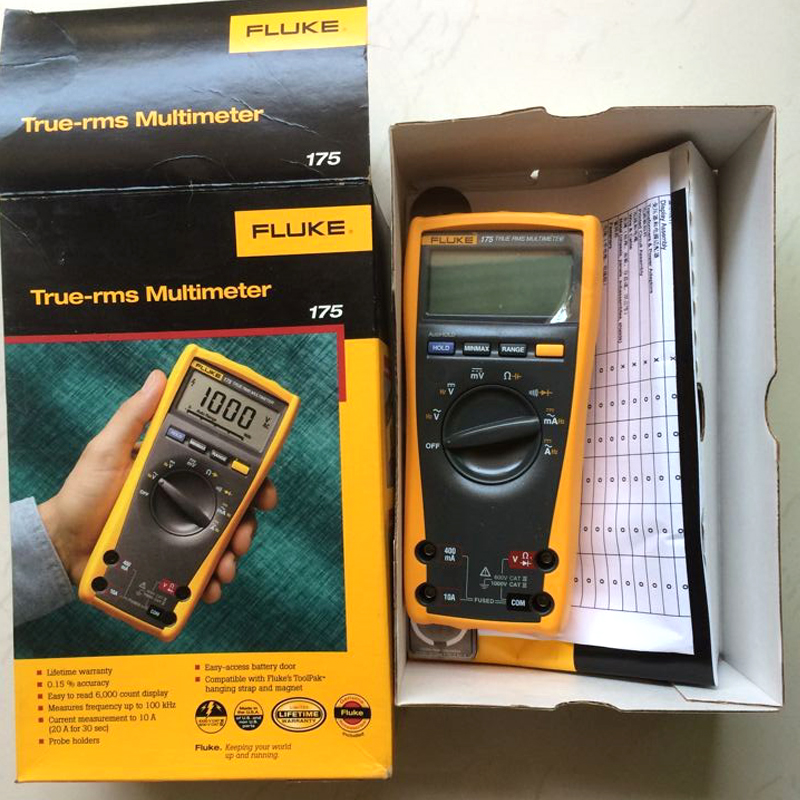 Fluke175C手持式万用表 数字万用表 手持式多用表