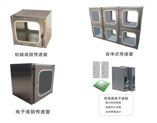 厂家定制各种规格尺寸洁净传递窗