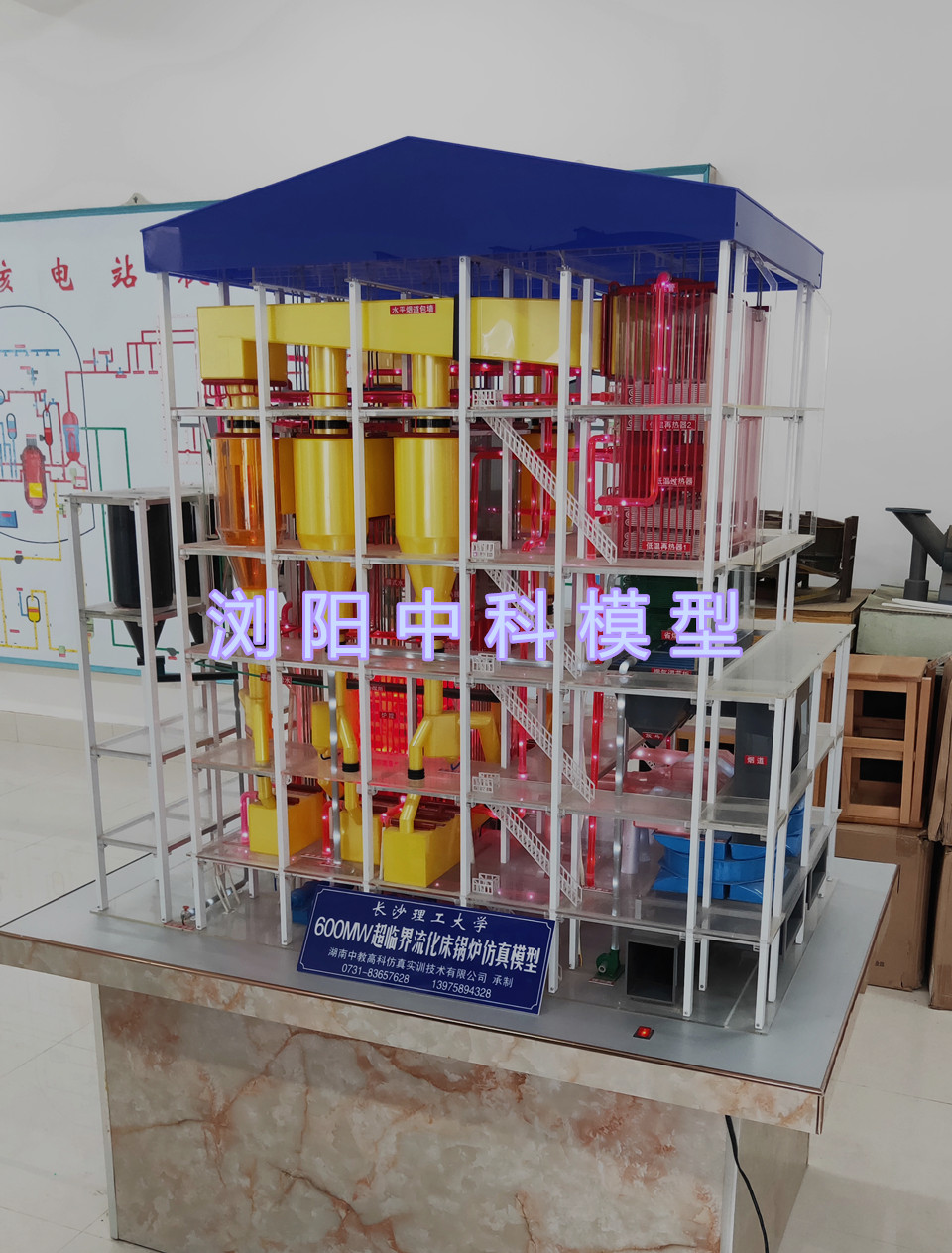 锅炉模型，电站锅炉模型，流化床锅炉模型