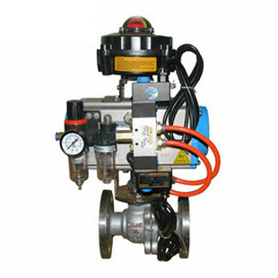 防爆气动球阀  北京江森防爆气动球阀  气动防爆法兰式球阀  防爆气动不锈钢球阀