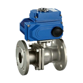 电动法兰球阀  法兰式电动球阀  电动金属密封球阀