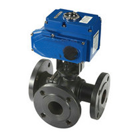 电动法兰三通球阀  三通切换型调节球阀  不锈钢三通L/T型球阀