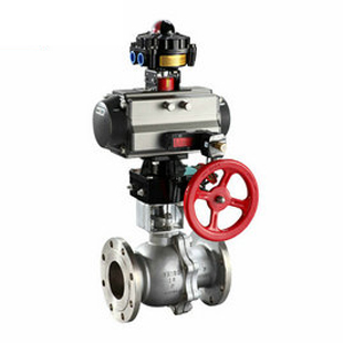 气动切断球阀  气动切断法兰球阀  气动O型切断球阀  气动不锈钢切断球阀