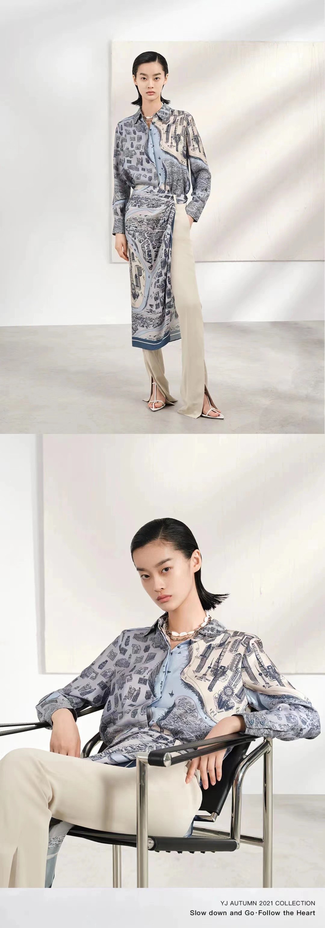 精品女装马克华菲2022春国内一二线品牌女装折扣批发  女装尾货批发  女装库存尾货批发