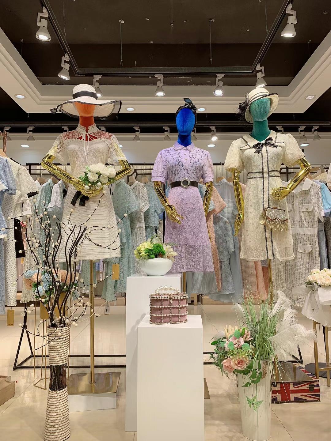 专柜正品音珂2022夏精品女装折扣尾货货源清仓批发  女装尾货批发  女装库存尾货批发