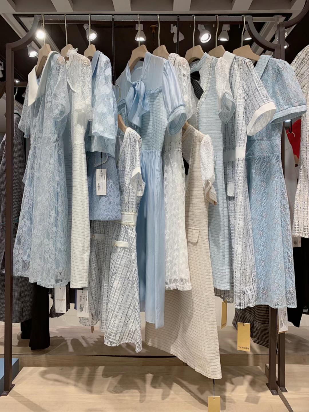 专柜正品音珂2022夏精品女装折扣尾货货源清仓批发  女装尾货批发  女装库存尾货批发