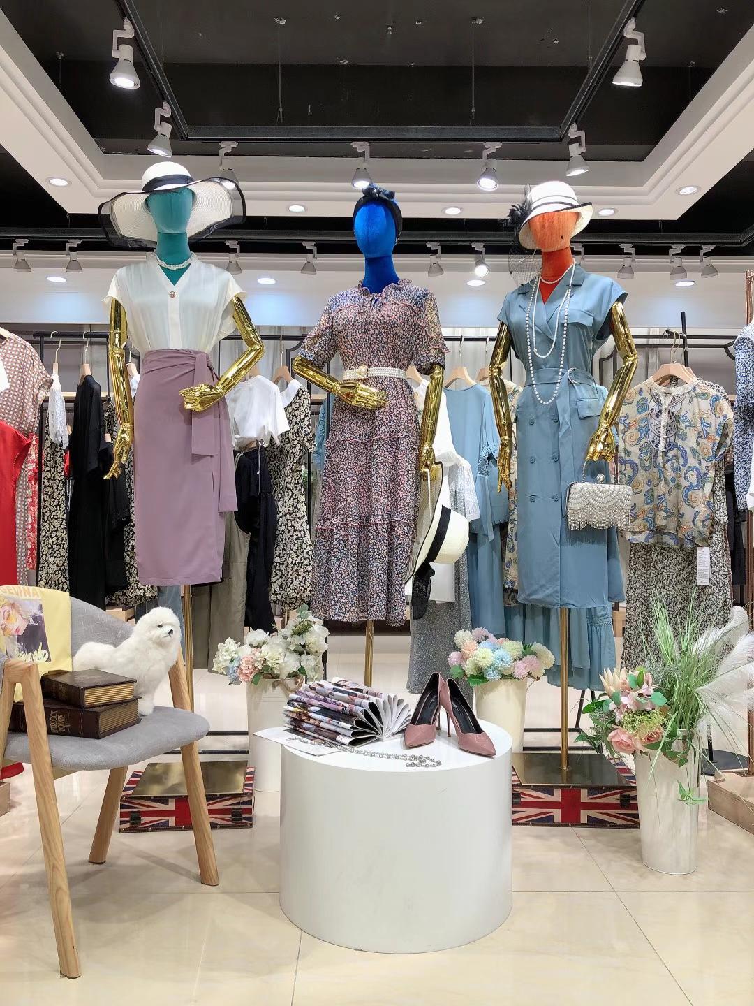 精品品牌迪丝雅2022夏品牌折扣女装实体进货货源  女装折扣  女装尾货批发  女装库存尾货批发