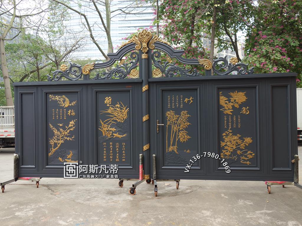 天津别墅院子大门别墅大门图片大全
