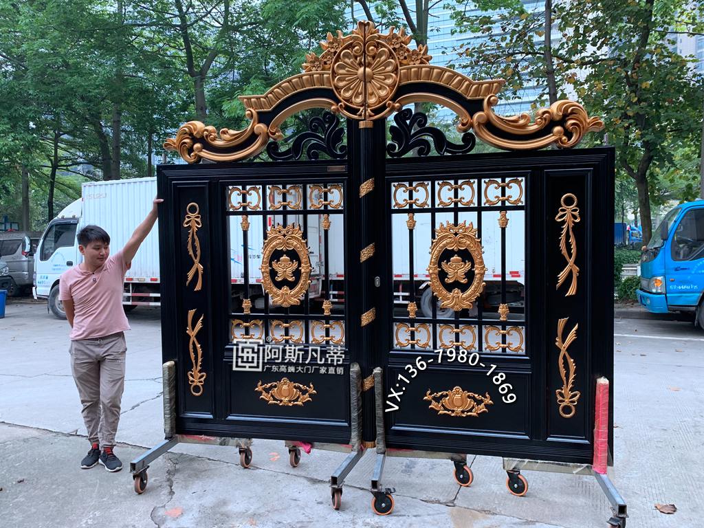 东莞庭院大门图片铝艺大门厂家铝艺别墅门