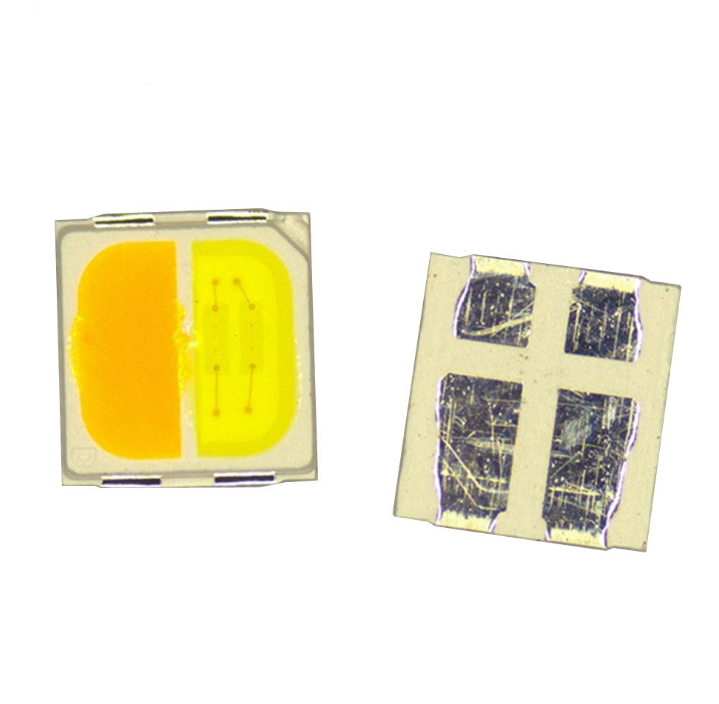 5050全彩RGB高亮贴片式灯珠0.2w缺口为正排列  全彩RGB高亮贴片led
