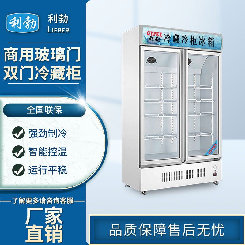 利勃冰箱玻璃门双门-BX-700L/LC