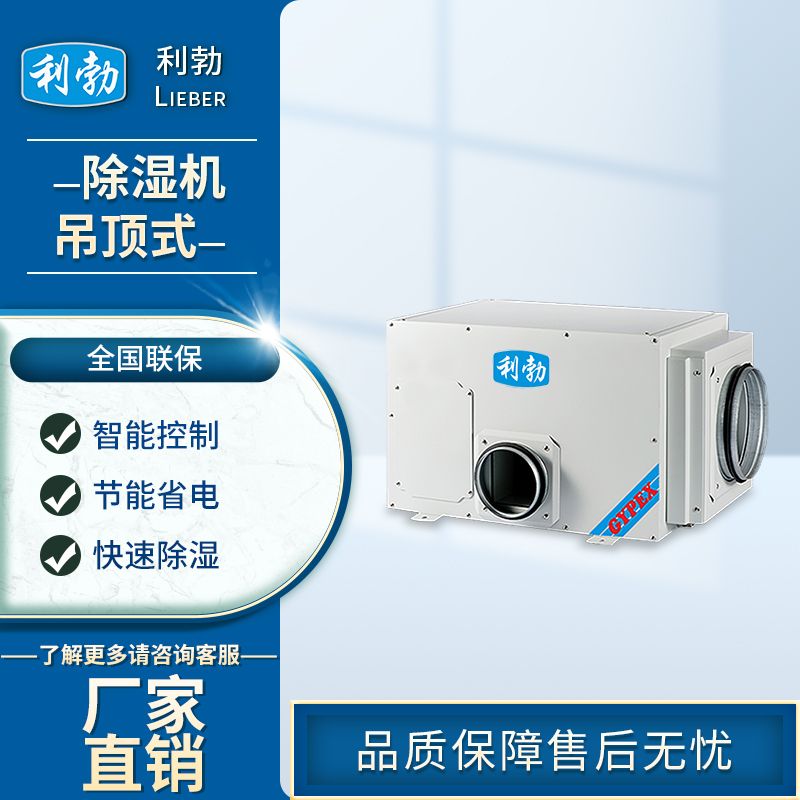 利勃除湿机吊顶式-LB-8480H(D)  车间吊顶式除湿机