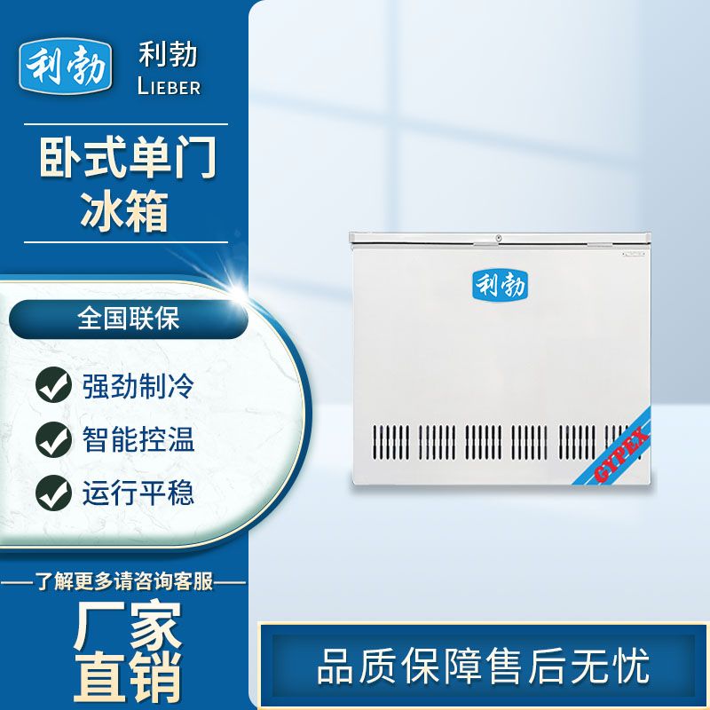 利勃卧式冰箱-BX-200L/W  利勃卧室冰箱  冷冻产品卧室冰箱