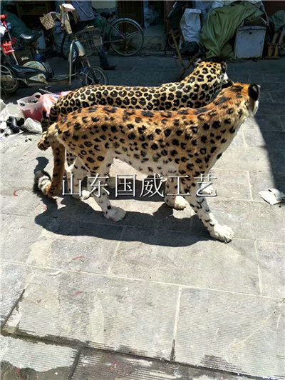 仿真金钱豹生态展厅布景展览仿真金钱豹模型  仿真金钱豹展厅布景