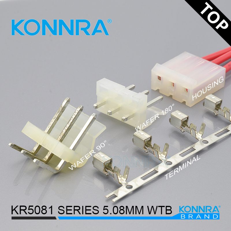 单排板对线行车记录仪5.08mm间距连接件仿Molex连接器  康瑞连接器  莫仕连接器