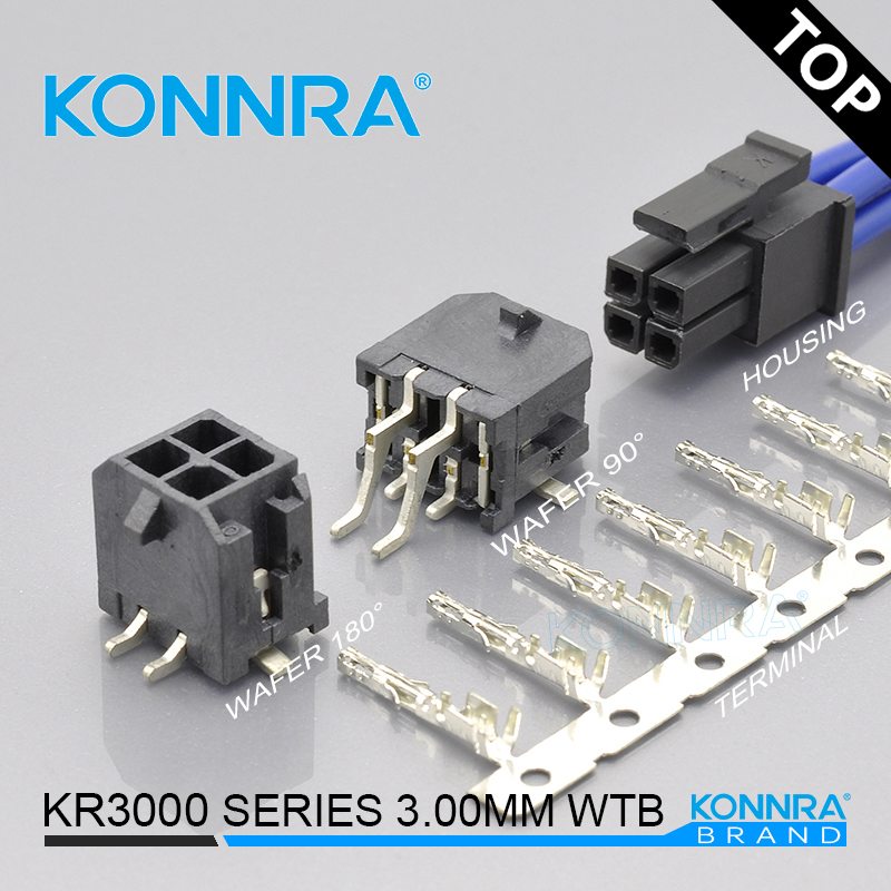 KR3000-6SMT带扣GPS导航仪连接器仿莫仕连接器  康瑞连接器  3.0mm间距